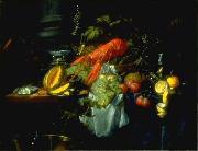 Pieter de Ring Still Life with Lobster USA oil painting artist